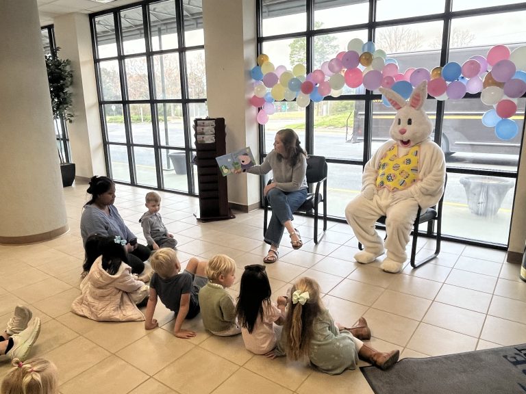 Families at a Sandhills Friends community event