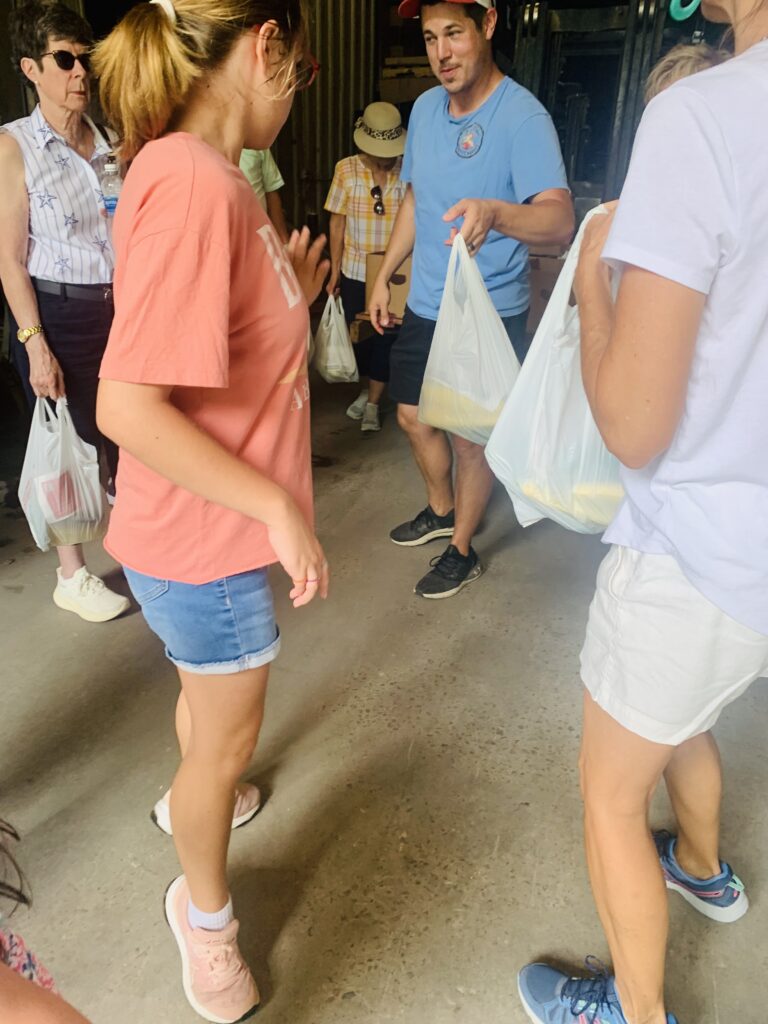 Families at a Sandhills Friends community event