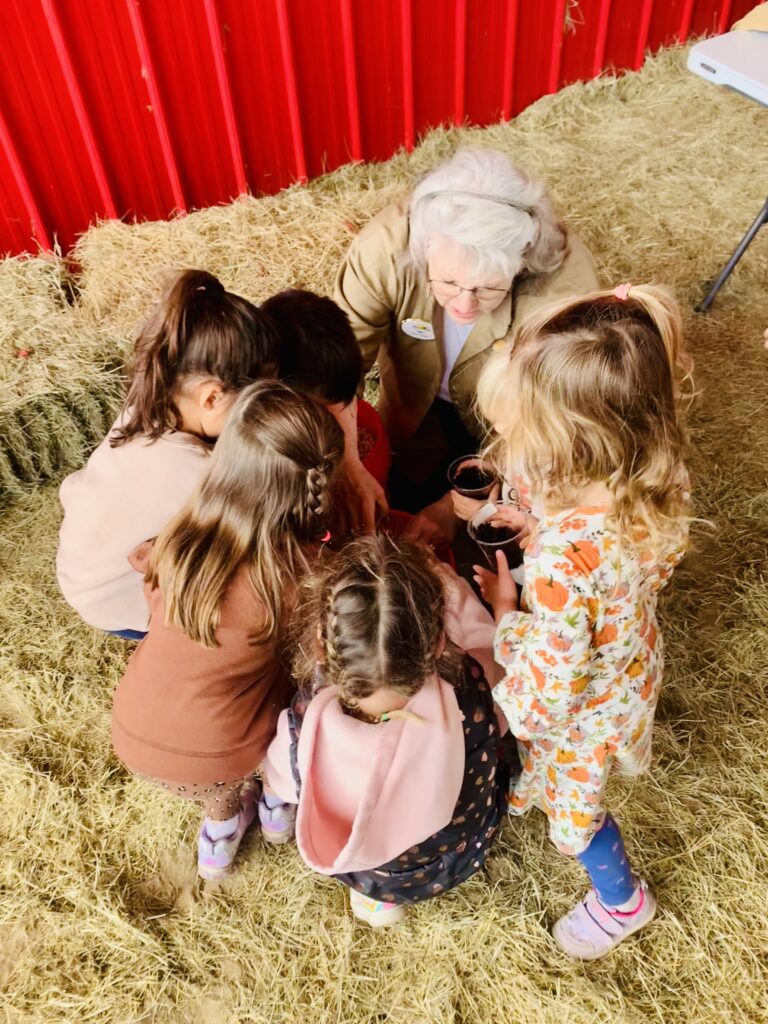Families at a Sandhills Friends community event